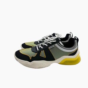Coach Citysole Runner Black Bright‎ Yellow Men's Size 9 With Box